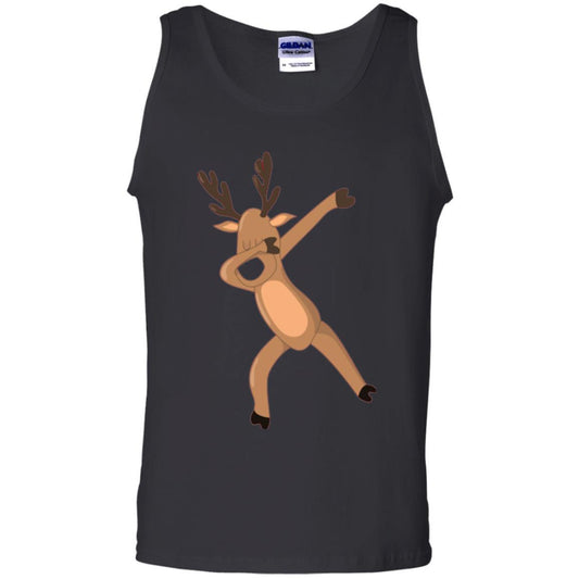Christmas T-shirt Dabbing Reindeer Black