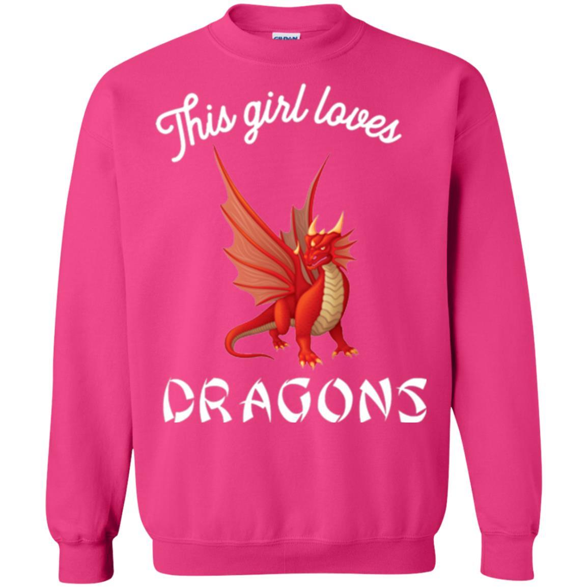 Dragon Lover T-shirt This Girl Loves Dragonst-shirt Heliconia
