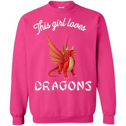 Dragon Lover T-shirt This Girl Loves Dragonst-shirt Heliconia