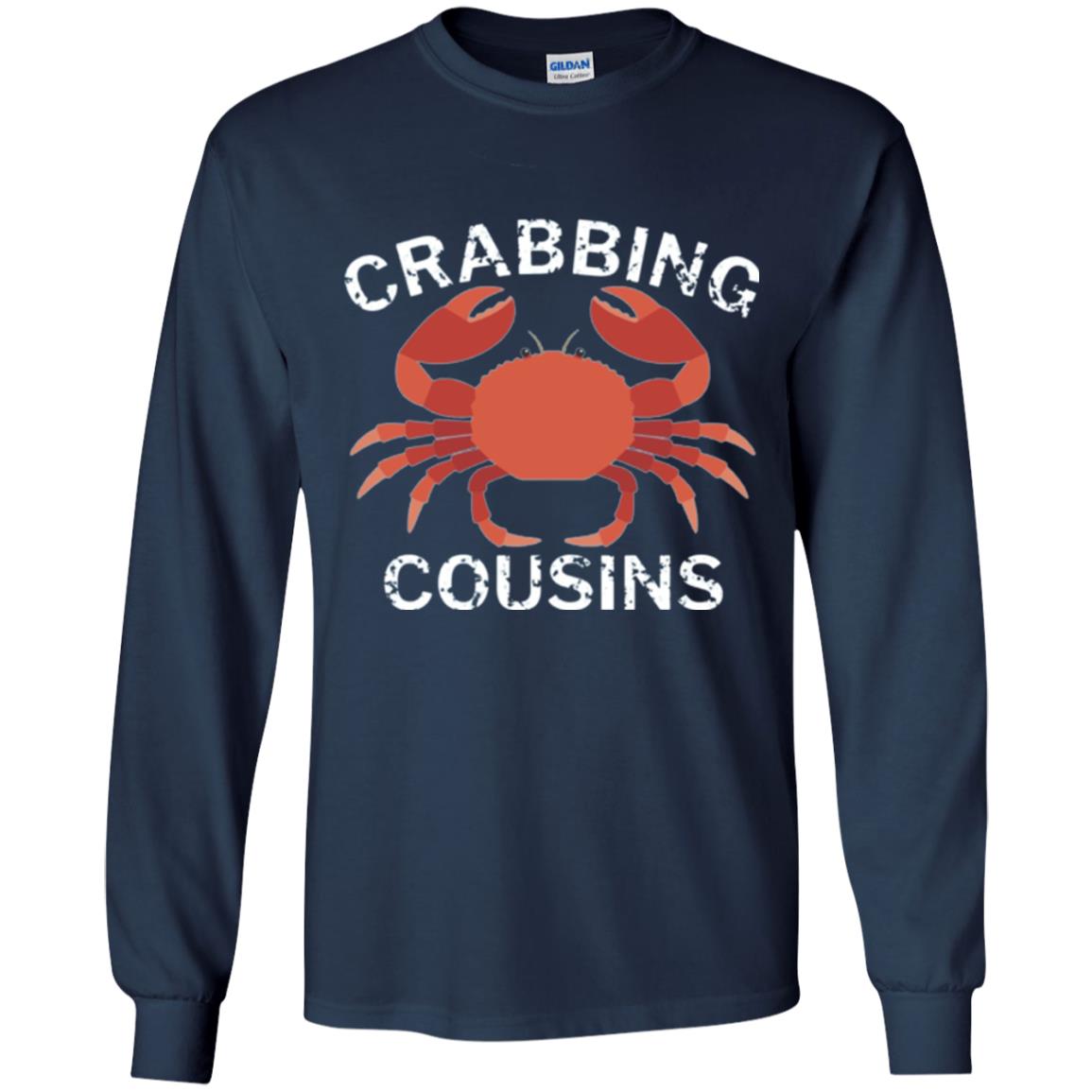Fishing Lovers T-shirt Crabbing Cousins Navy