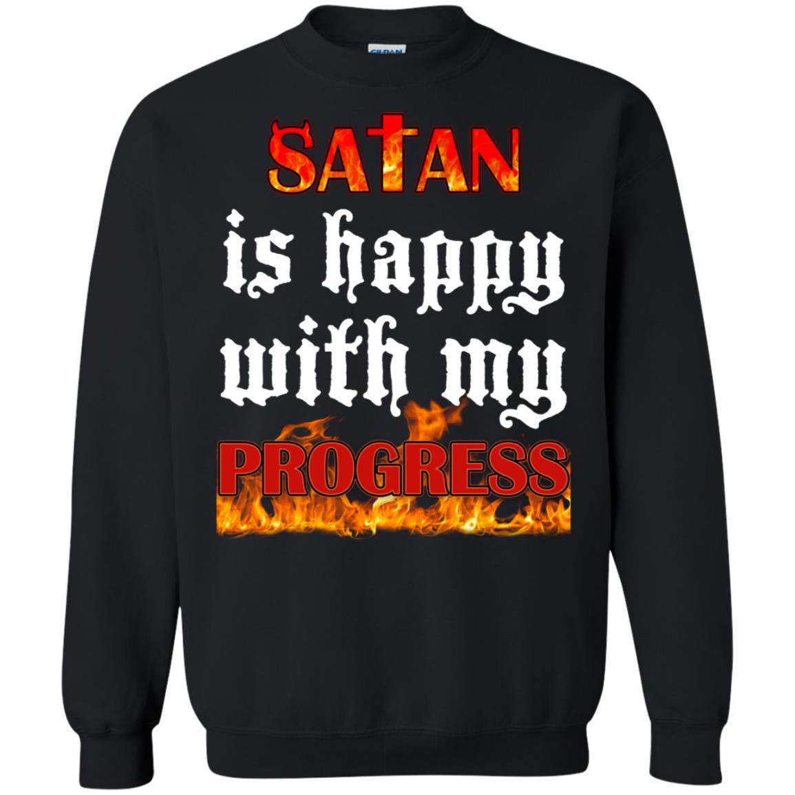 Santa Is Happy With My Progress Shirt Black