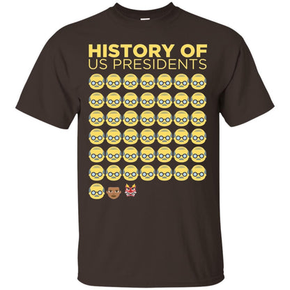 Anti Trump T-shirt History Of Us Presidents Dark Chocolate