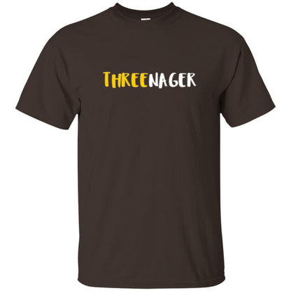 Threenager T-shirt Dark Chocolate