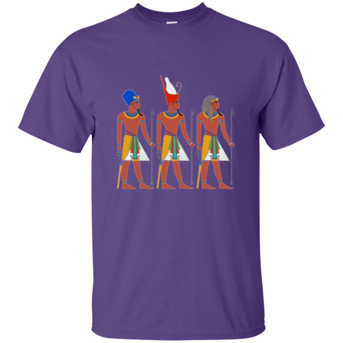 Ancient Egypt Pharaoh Art T-shirt Purple
