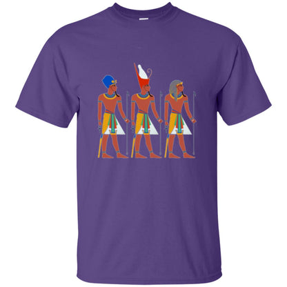 Ancient Egypt Pharaoh Art T-shirt Purple