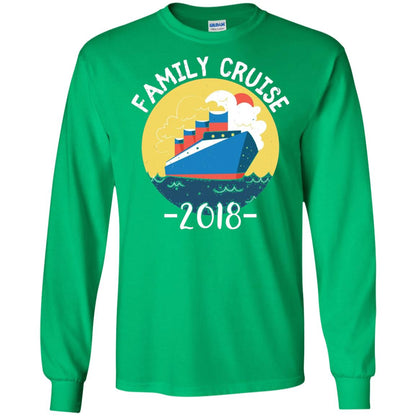 Summer Holiday T-shirt Family Cruise 2018 Irish Green