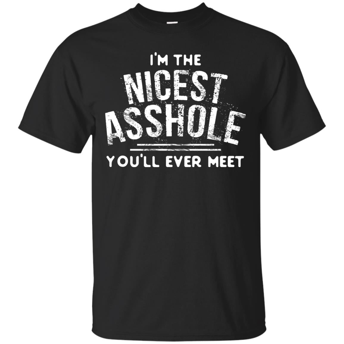 I_m The Nicest Asshole You_ll Ever Meet Shirt Black