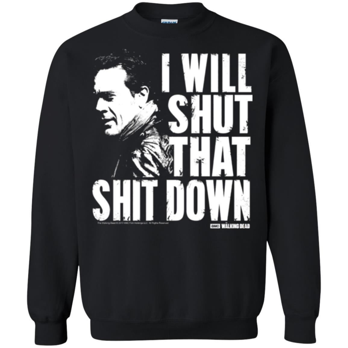 Film T-shirt I Shut That Shit Down Black