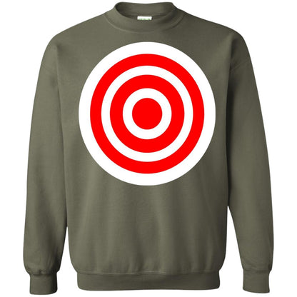 Funny Practice Bulls Eye Board Game Target T-shirt Military Green