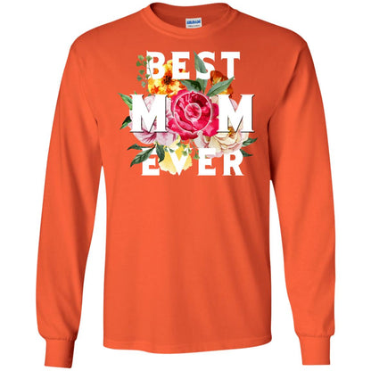 Best Mom Ever Mommy Shirt Orange