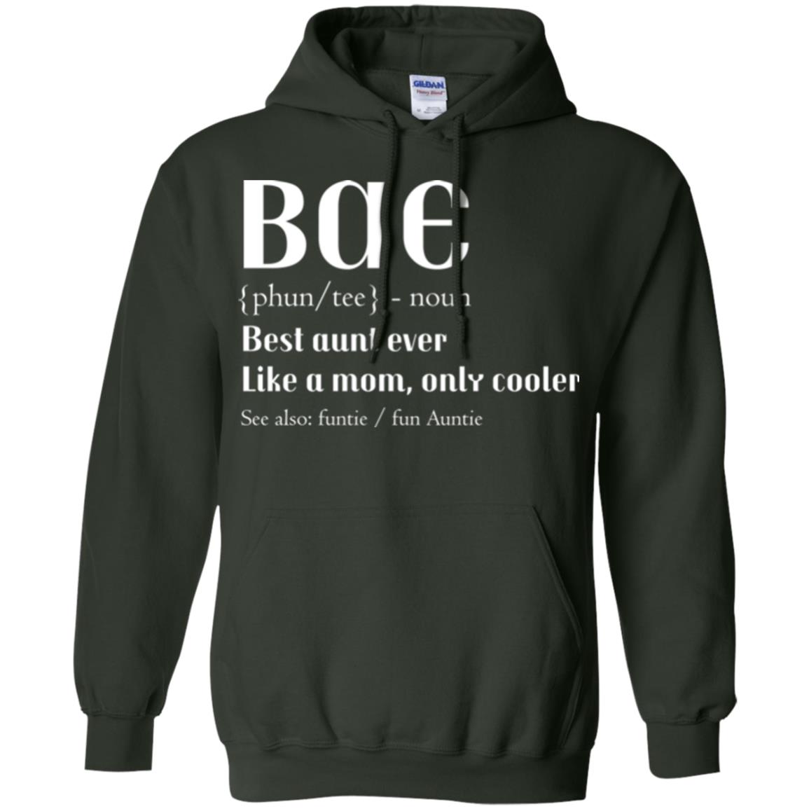 Bae Best Aunt Ever Shirt Forest Green