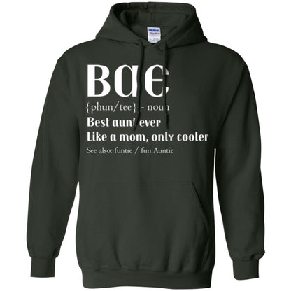 Bae Best Aunt Ever Shirt Forest Green