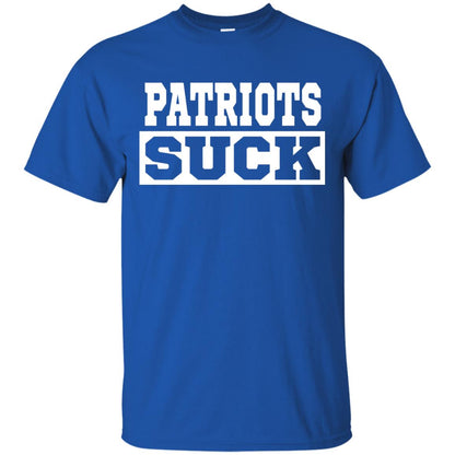 Patriots Suck T-shirt I Hate Patriots Royal