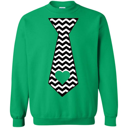 Valentines Day T-shirt Tie Heart Irish Green