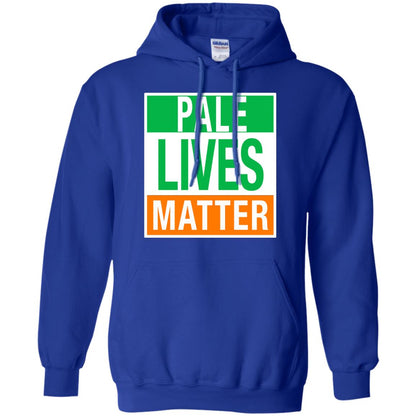 Saint Patrick_s Day T-shirt Pale Lives Matter Royal