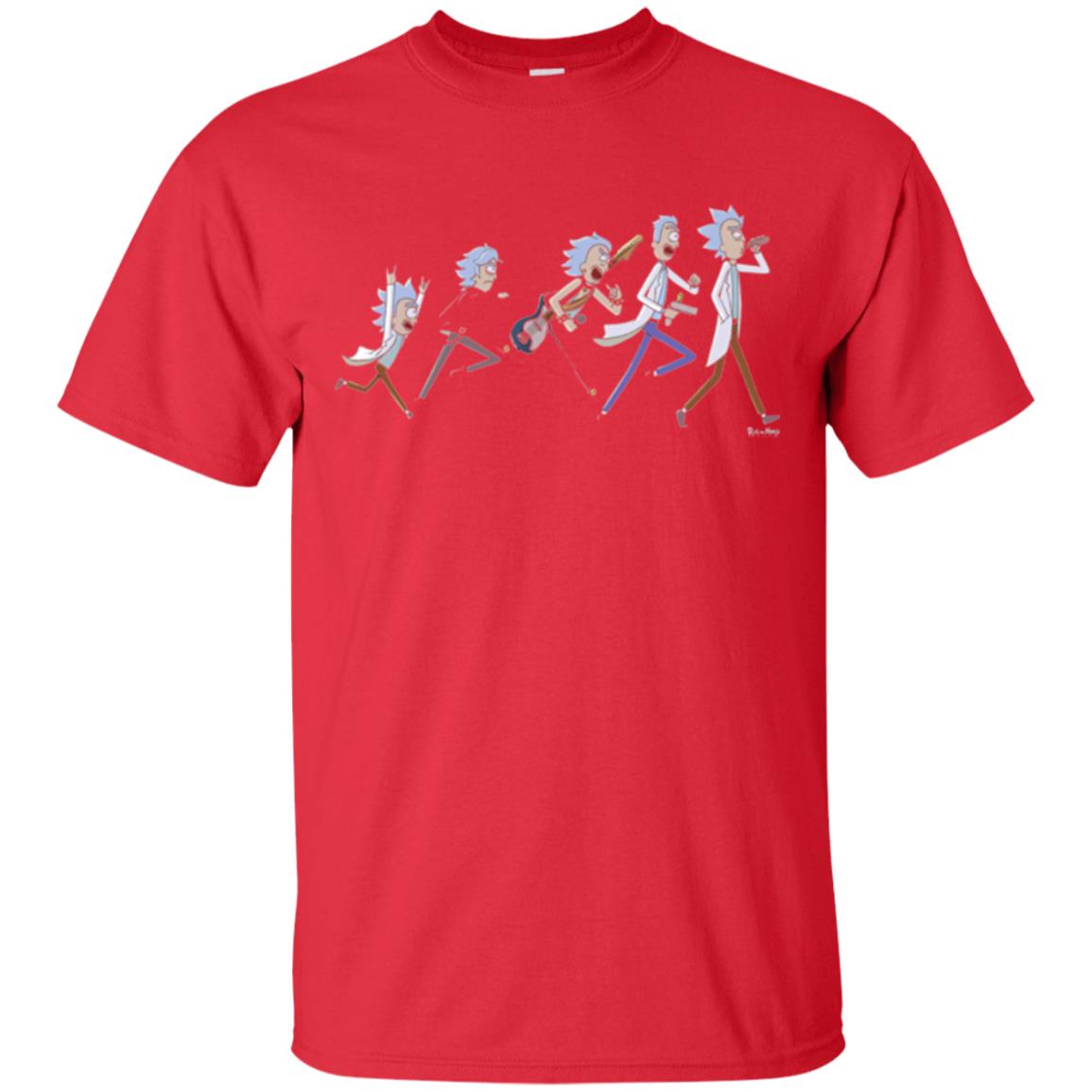 Rick And Morty T-shirt The Life Of Rick Red