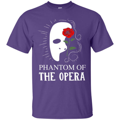Phantom And The Opera Roses T-shirt Purple