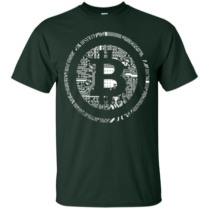 Crypto Currency Traders Bitcoin T-shirt Forest Green