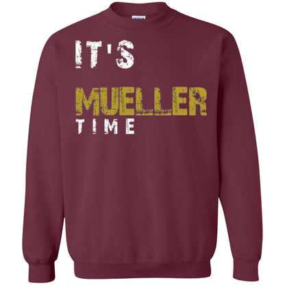 Anti Trump Resist T-shirt It_s Mueller Time Maroon