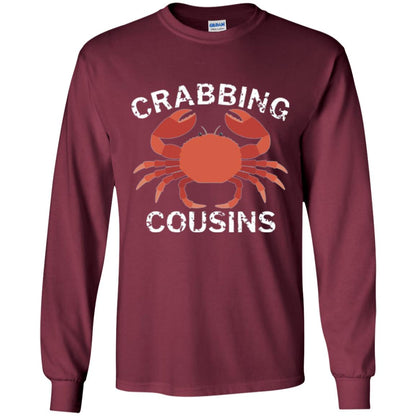 Fishing Lovers T-shirt Crabbing Cousins Maroon