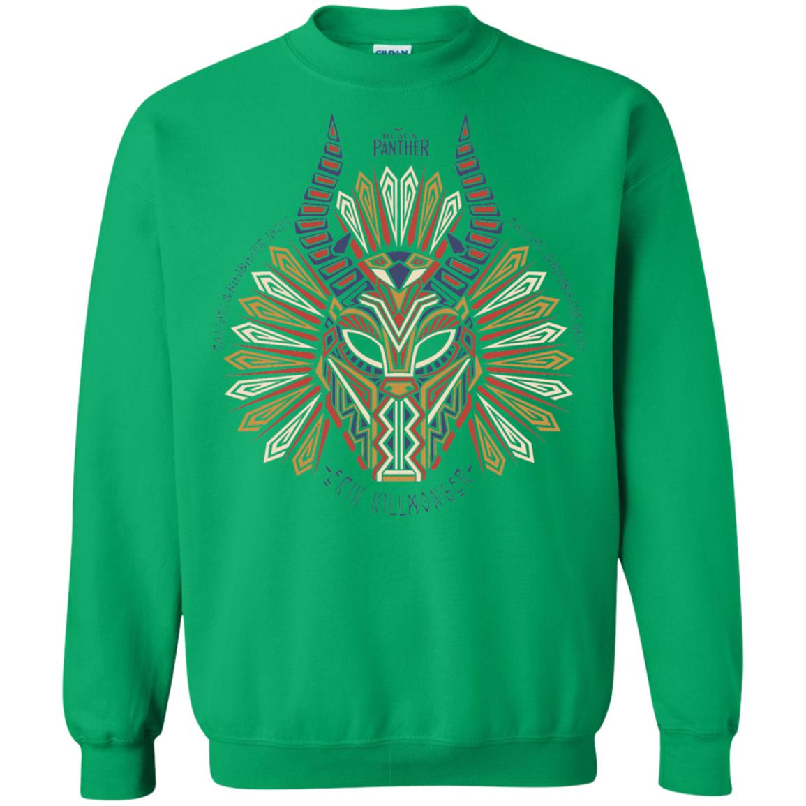 Black Panther Movie Geo Killmonger Movie Lover T-shirt Irish Green