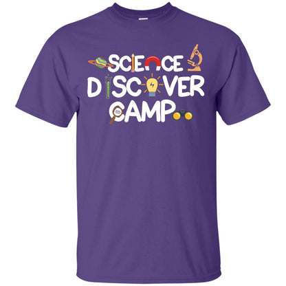 Science Discover Camp Summer Trip Shirt Purple