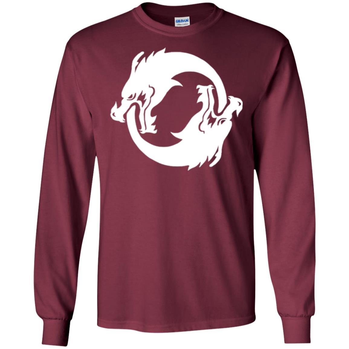 Dargon Lovers T-shirt Overwatch Hanzo Seal Spray Maroon
