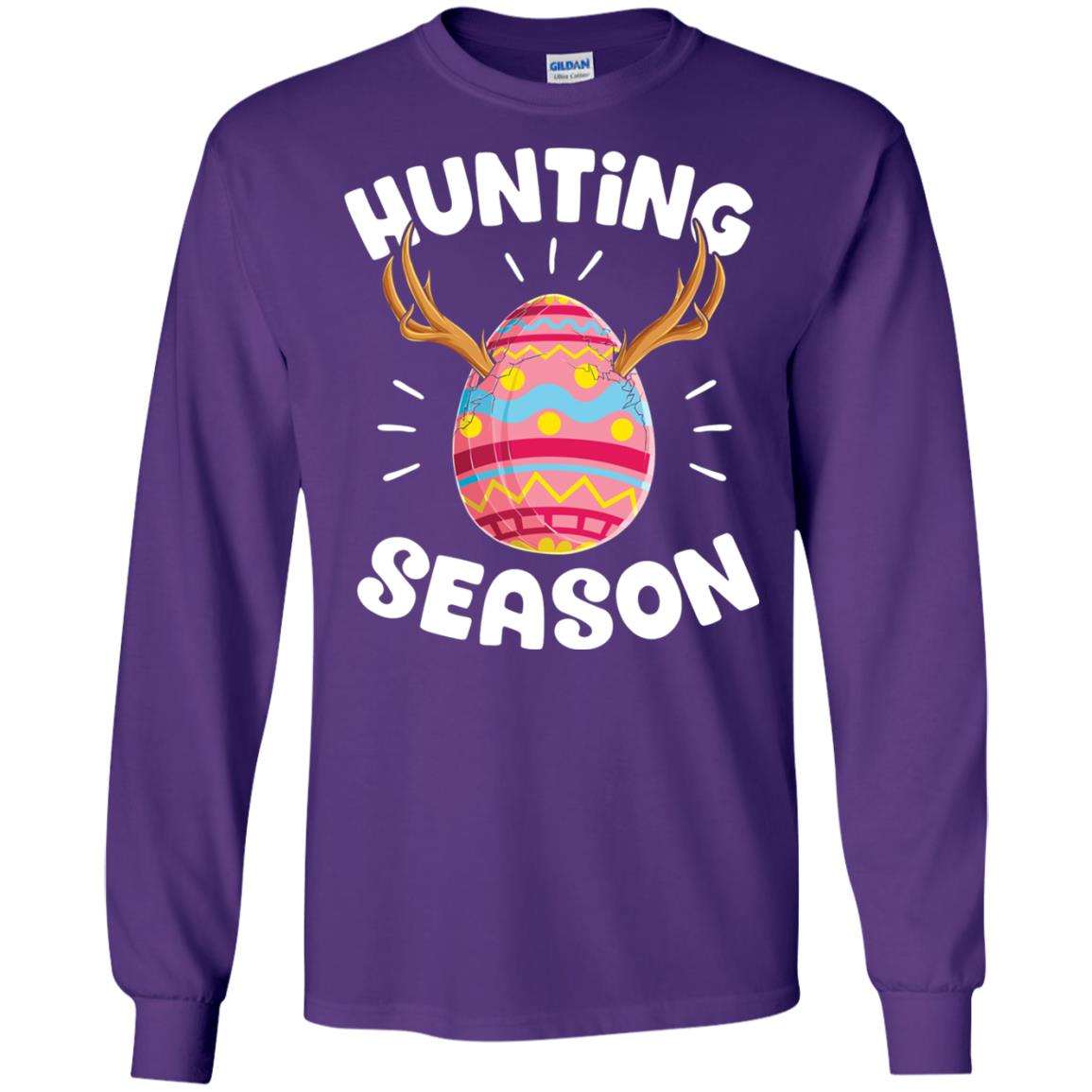 Hunting Season Easter Shirt Purple