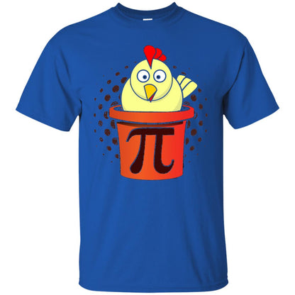 Chicken Pot Pi Funny Math T-shirt Royal