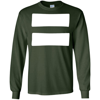 Equals Sign T-shirt Equality Symbol Feminism Forest Green