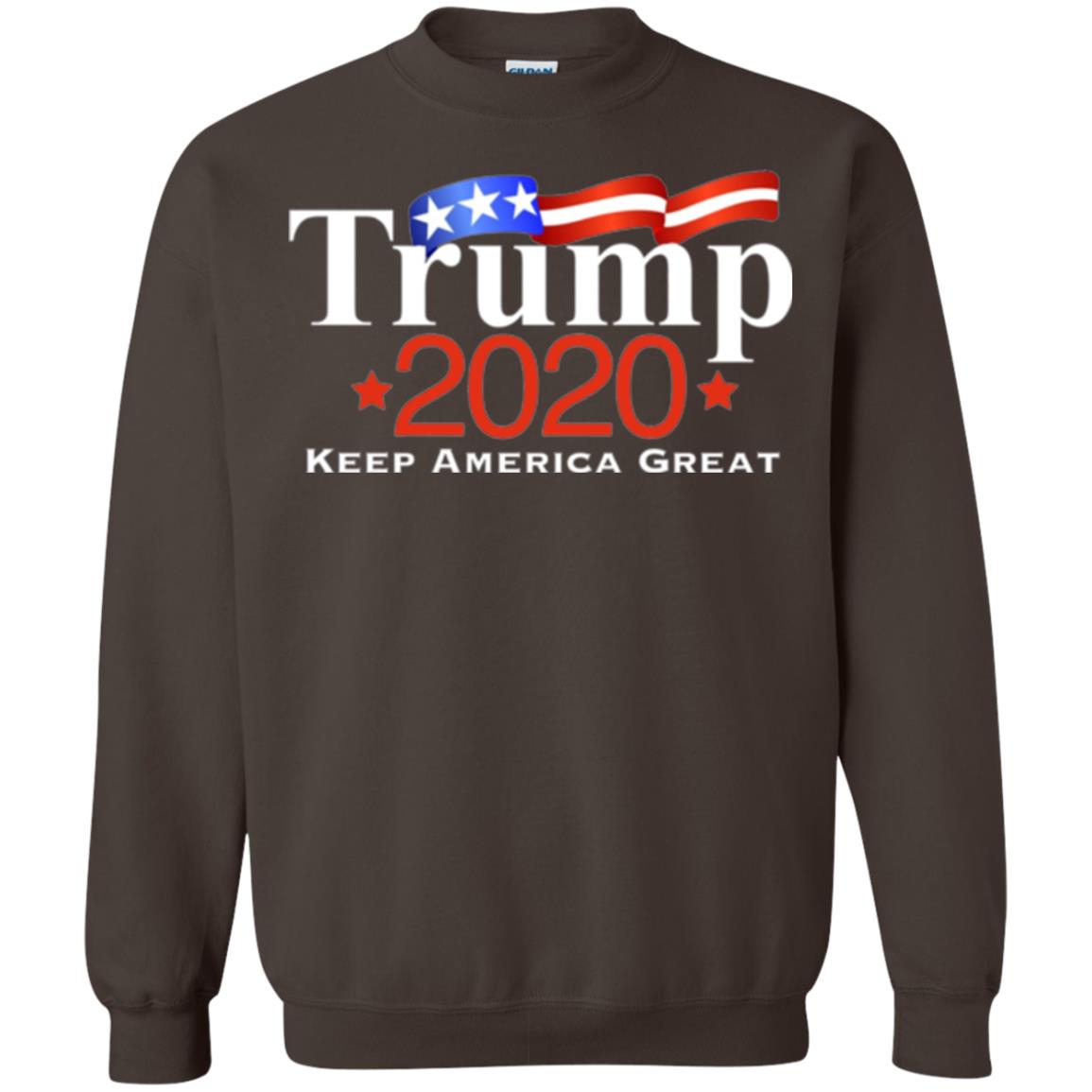Pro Trump 2020 Keep America Great T-shirt Dark Chocolate