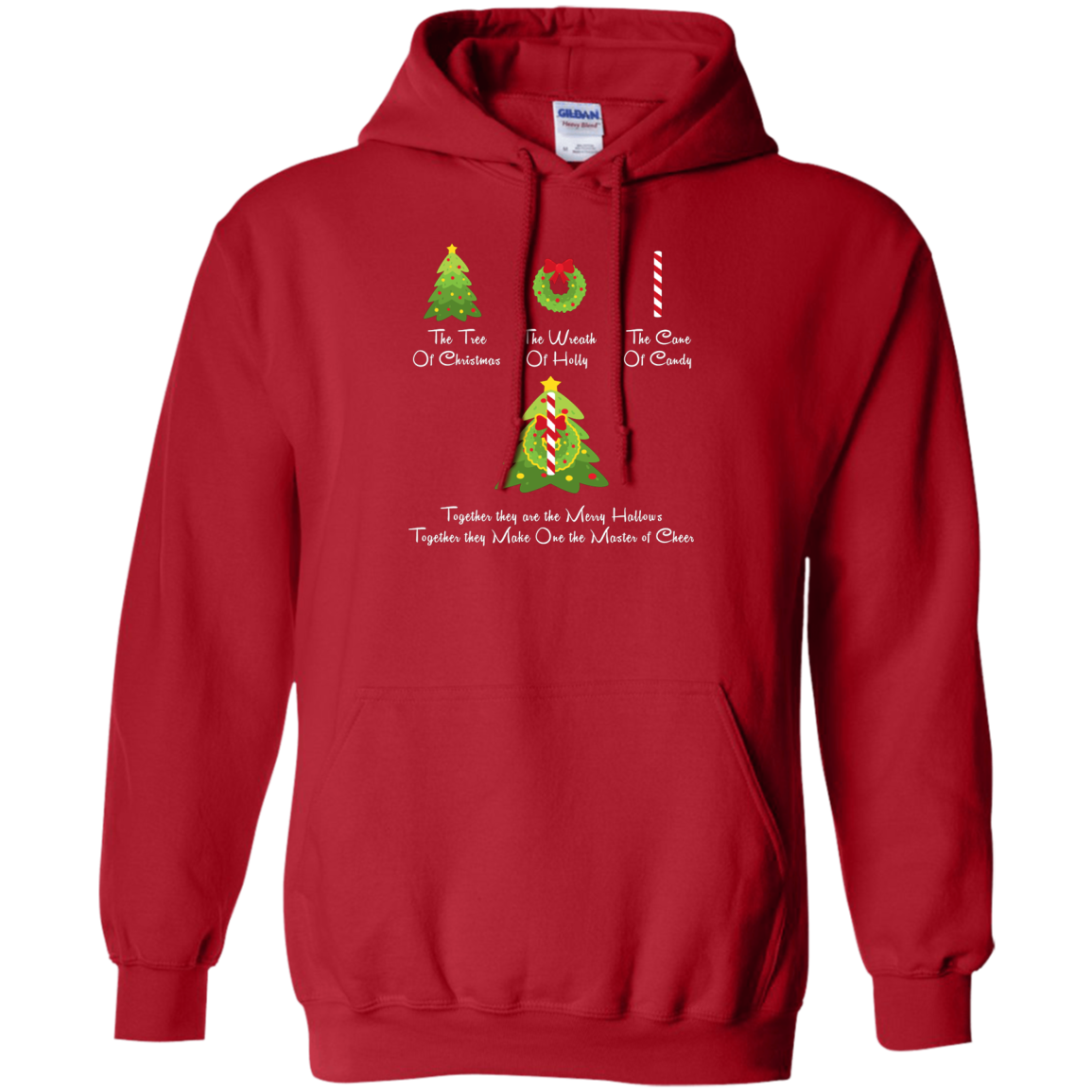 The Tree Of Christmas T-Shirt Red