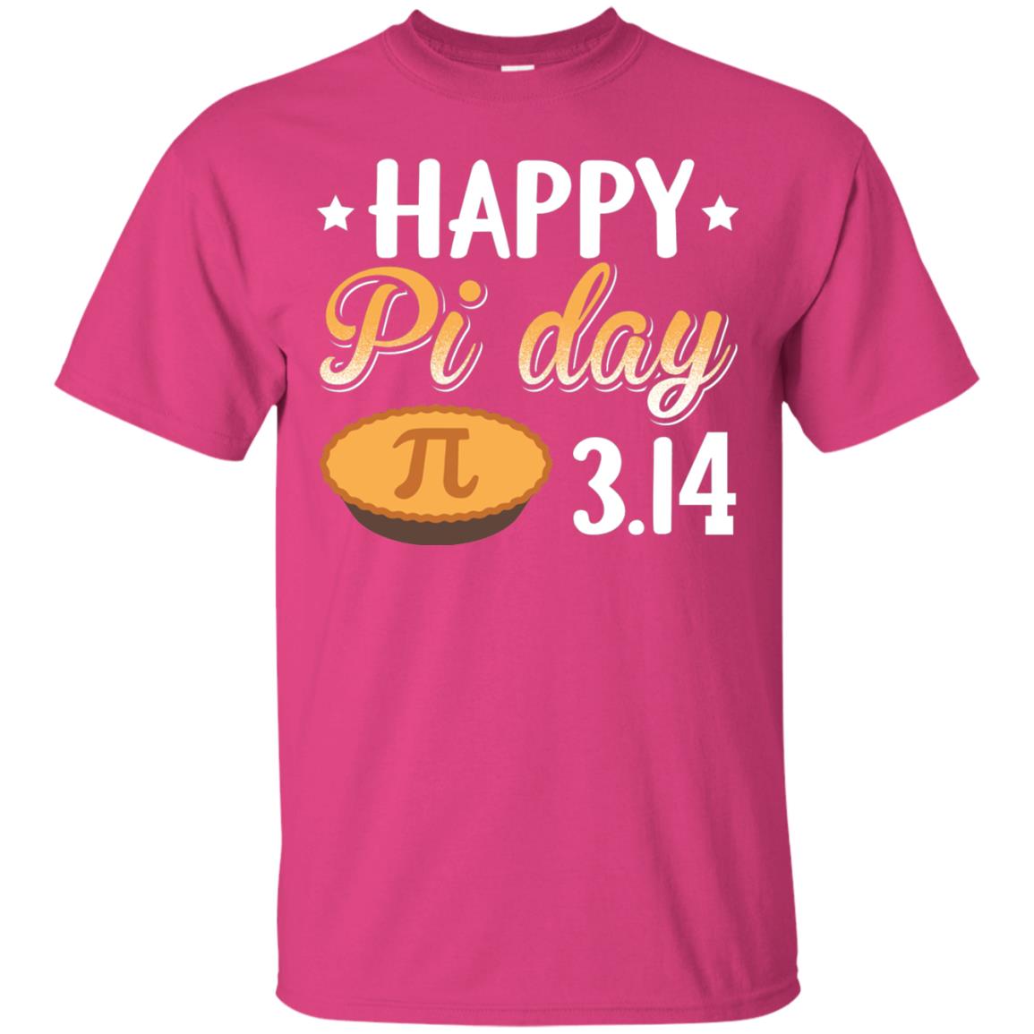 Happy Pi Day 3.14 Funny Math Lover T-shirt Heliconia