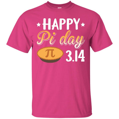 Happy Pi Day 3.14 Funny Math Lover T-shirt Heliconia