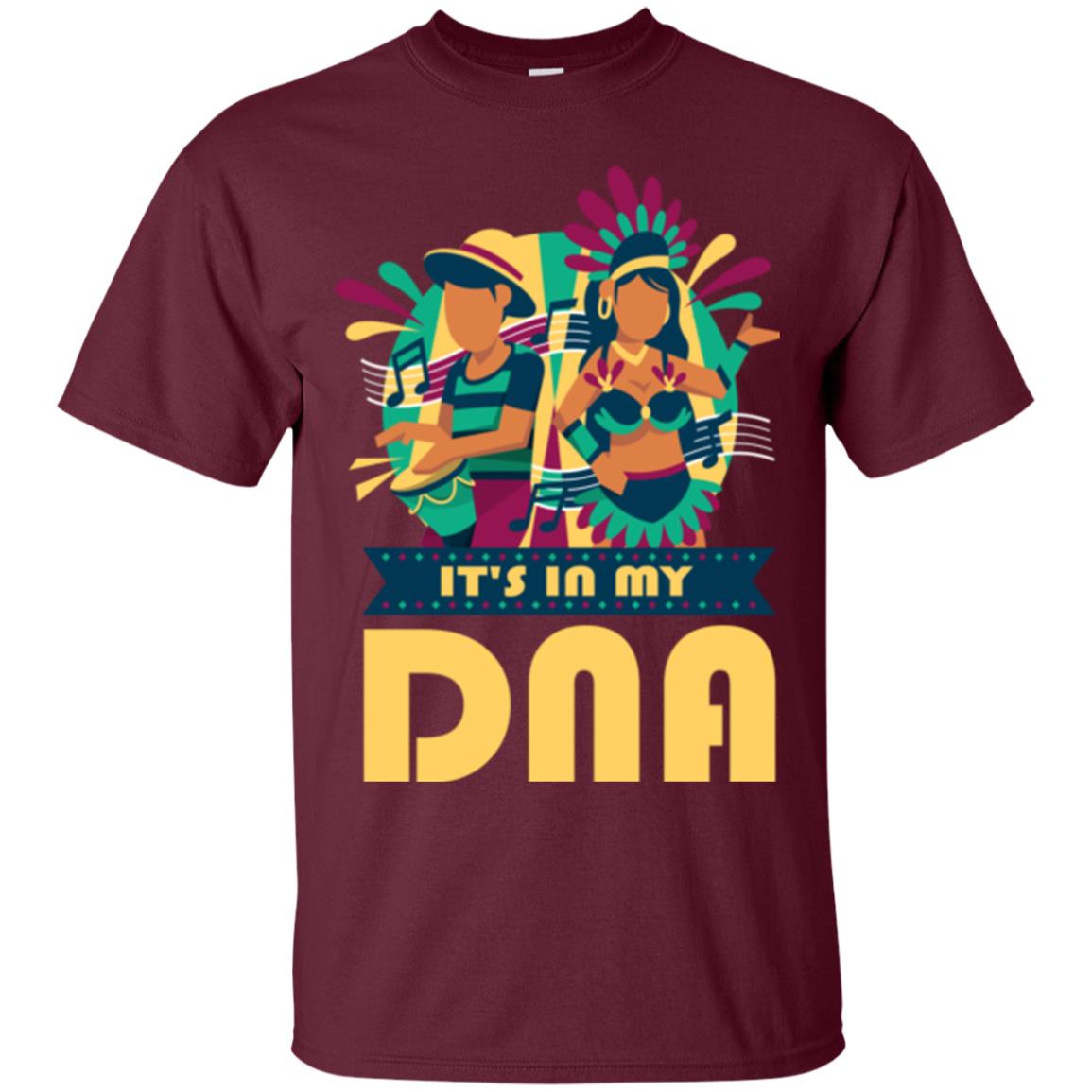 Mardi Gras T-shirt It's In My Dna Maroon