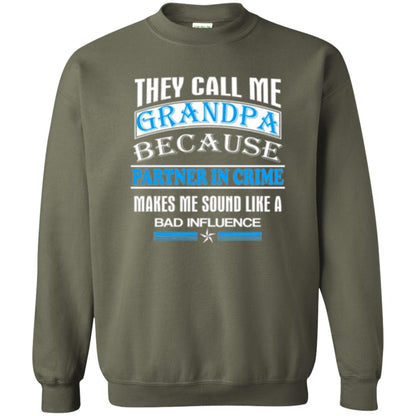 Family T-shirt They Call Me Grandpa Military Green