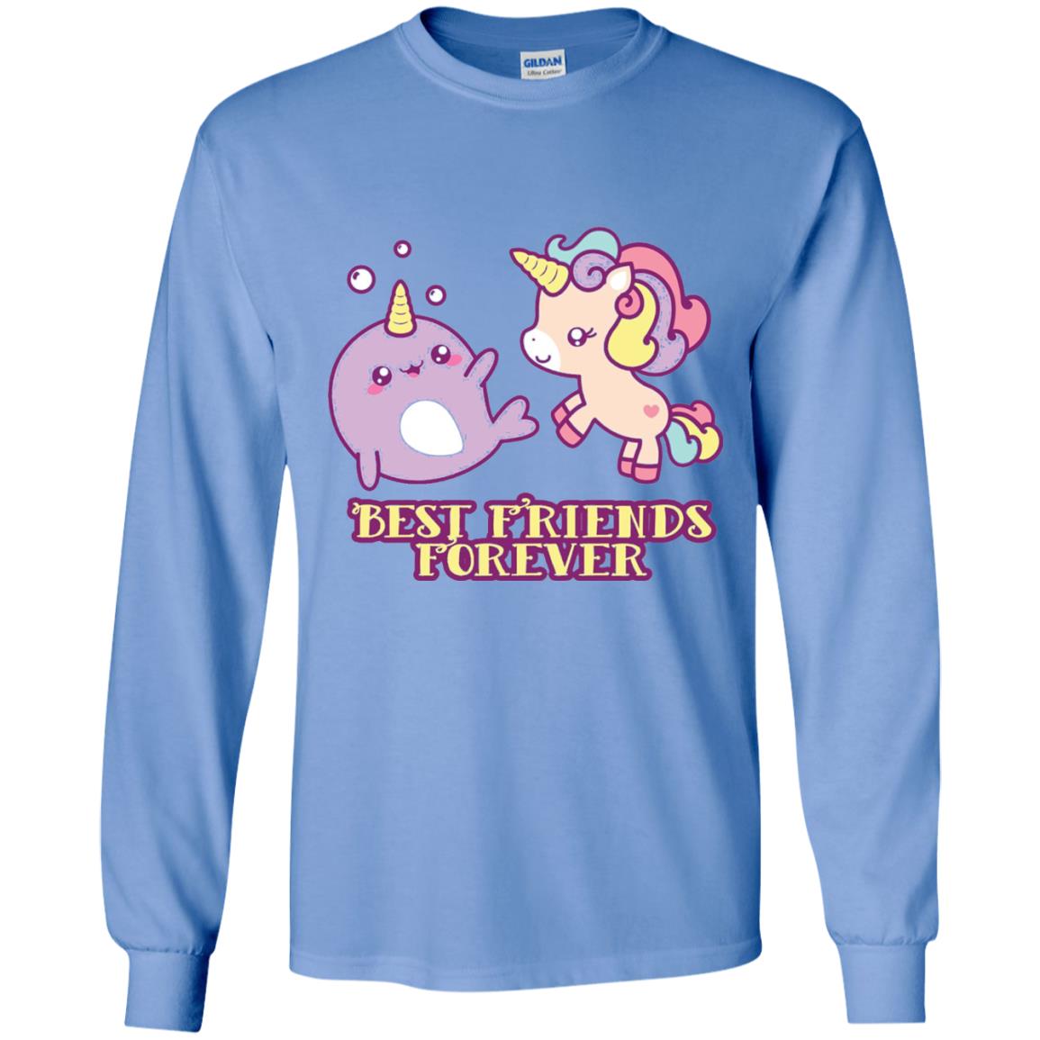 Cute Kawaii T-shirt Bff Best Friends Forever Carolina Blue