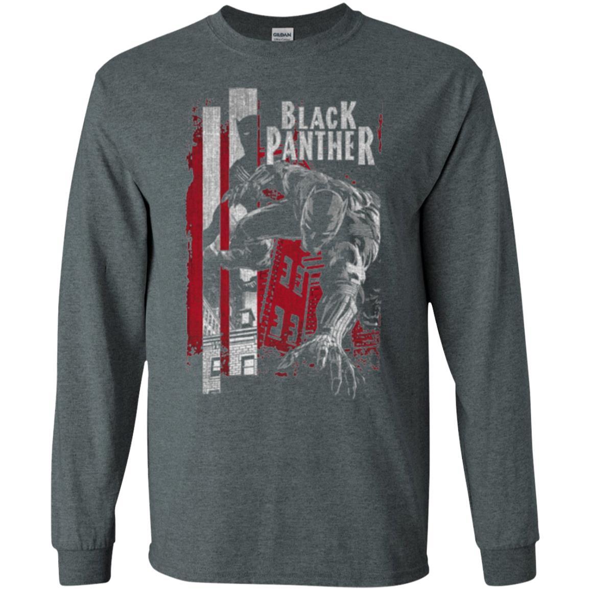Film T-shirt Panther Lurk Graphic T-shirt Dark Heather
