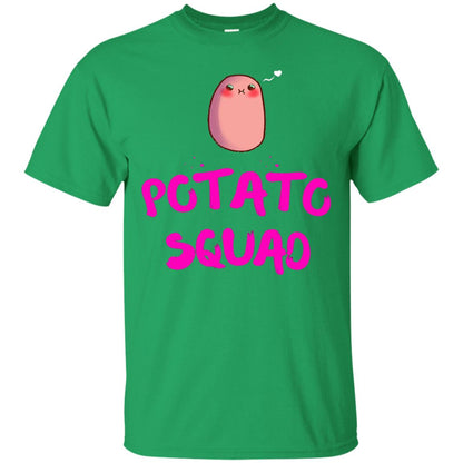 Cute Potato Squad T-shirt I Love Potato Irish Green