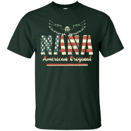Nana American Original Grandparents T-shirt Forest