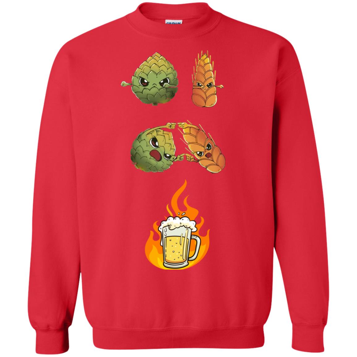 Beer Lover T-shirt Beer Fusion Red