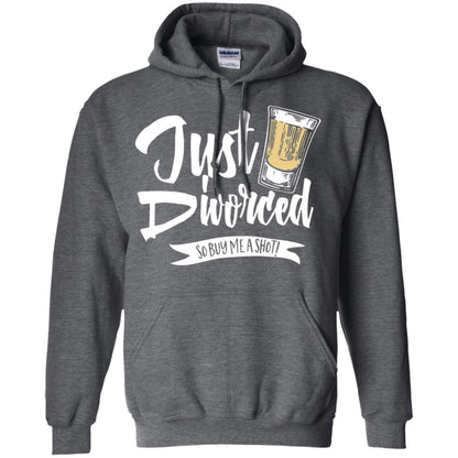 Party Break-up Single T-shirt Just Divorced Buy Me A Shot Dark Heather