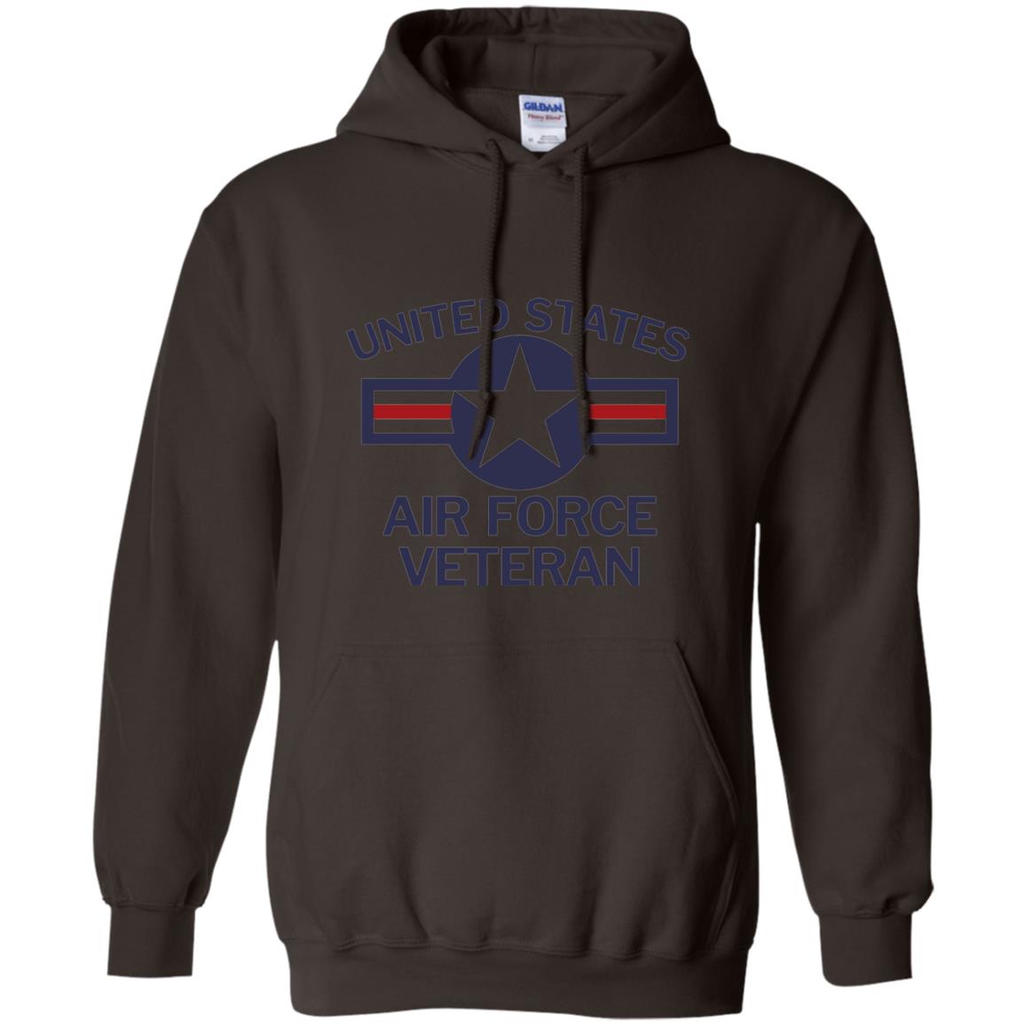 United States Air Force Veteran T-shirt Dark Chocolate