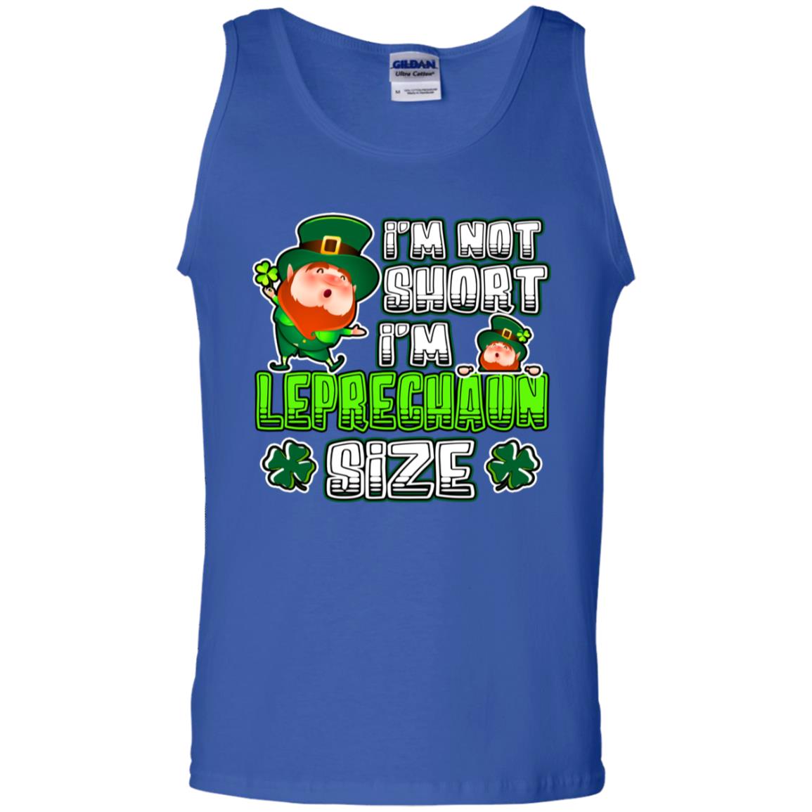 Im Not Short Im Leprechuan Size Irishman Ireland Shirt Royal