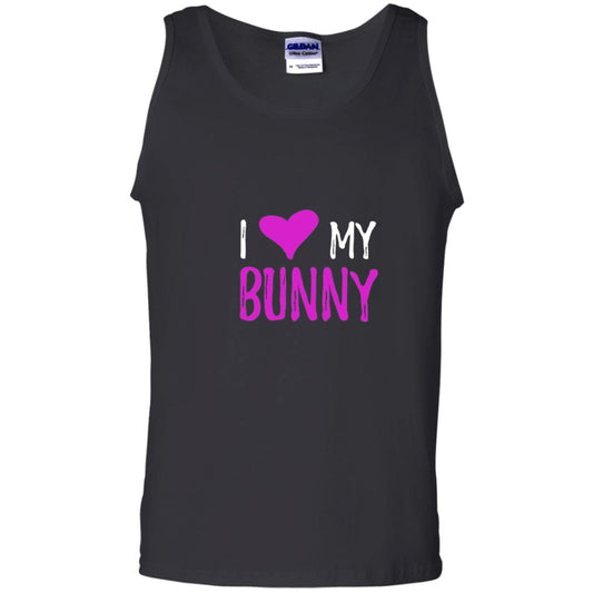 Bunny Rabbit Mom Shirt I Love My Bunny Black