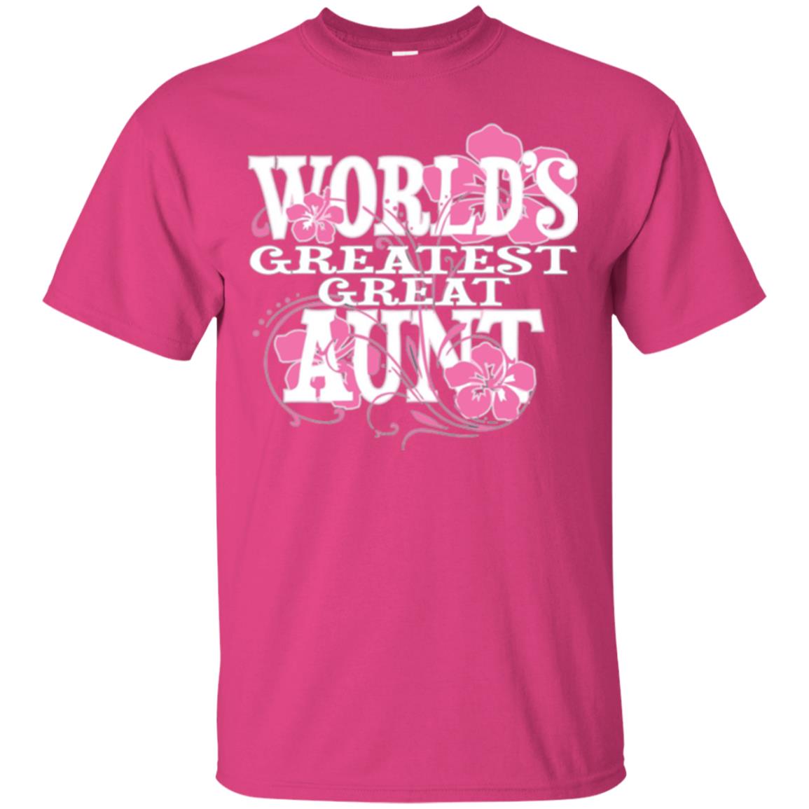 Aunt T-shirt World_s Greatest Great Aunt