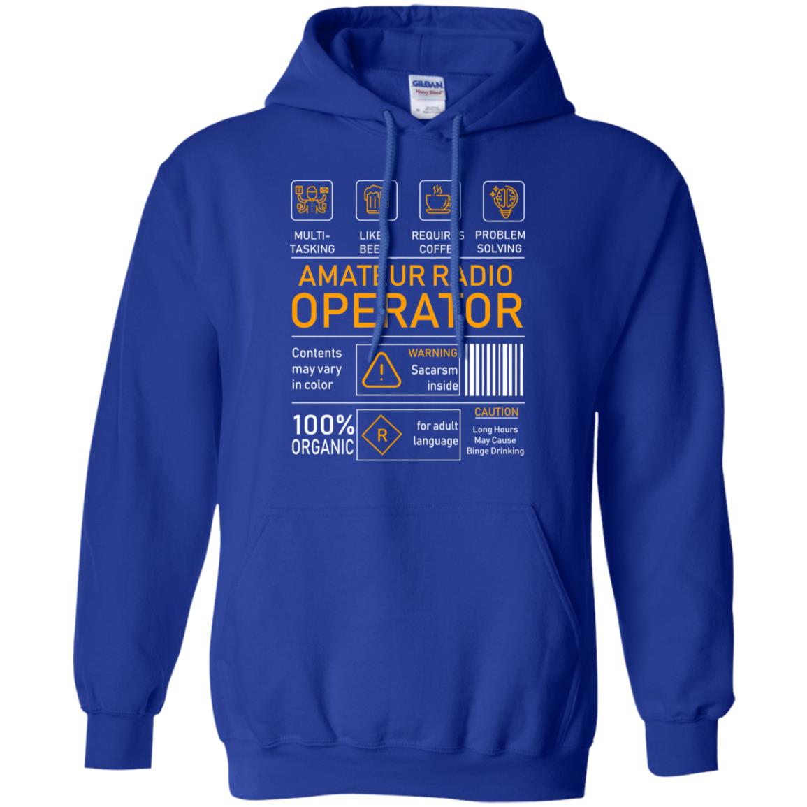 Amateur Radio Operator Gift Shirt Royal