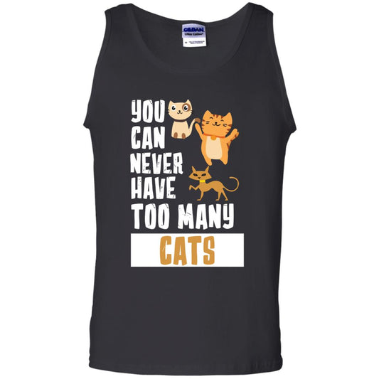 You Can Never Have Too Many Cats Shirt Black