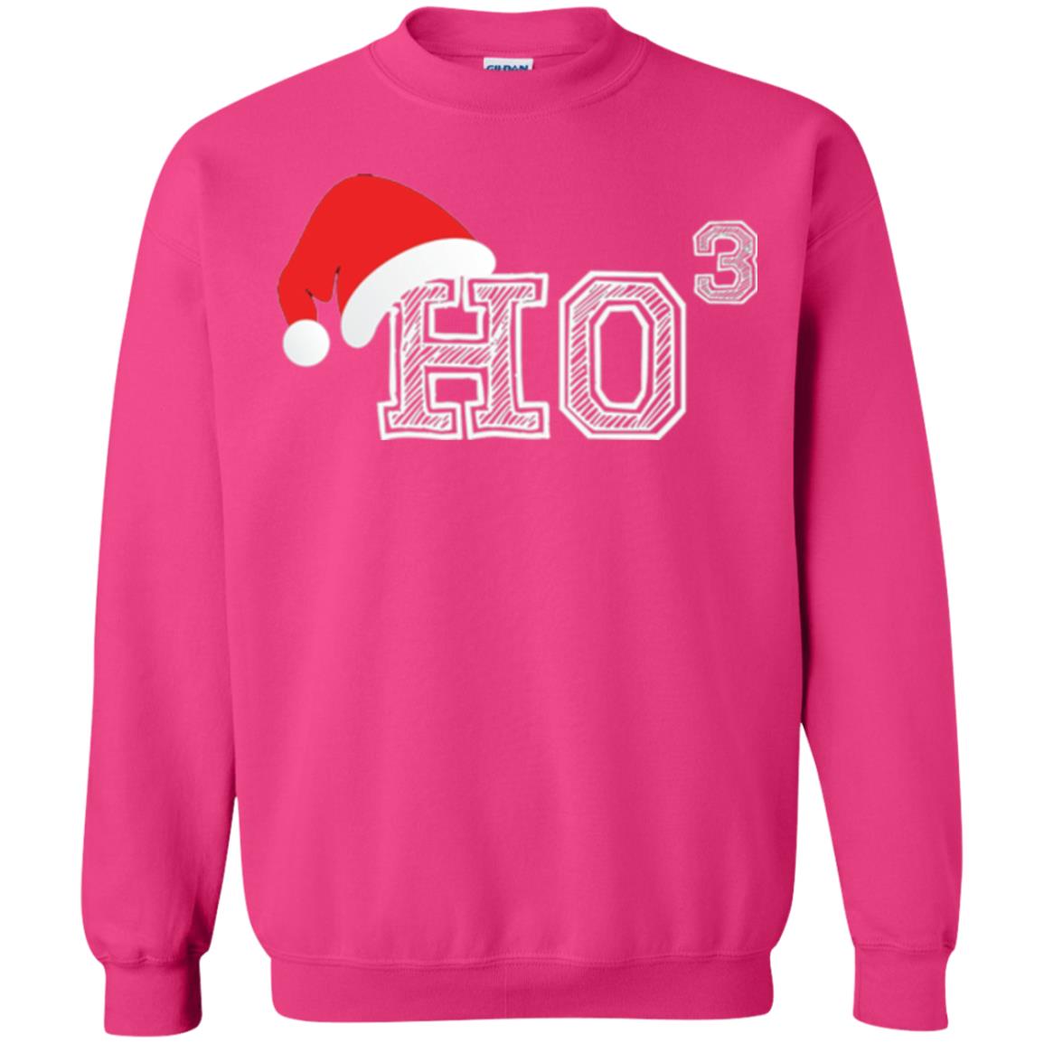 Christmas T Shirt Ho Ho Ho X 3 Third Power Heliconia