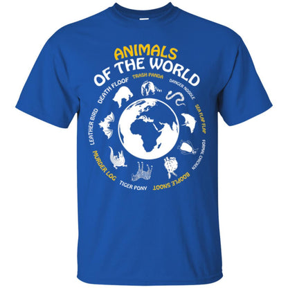 Animals Of The World T-shirt Royal